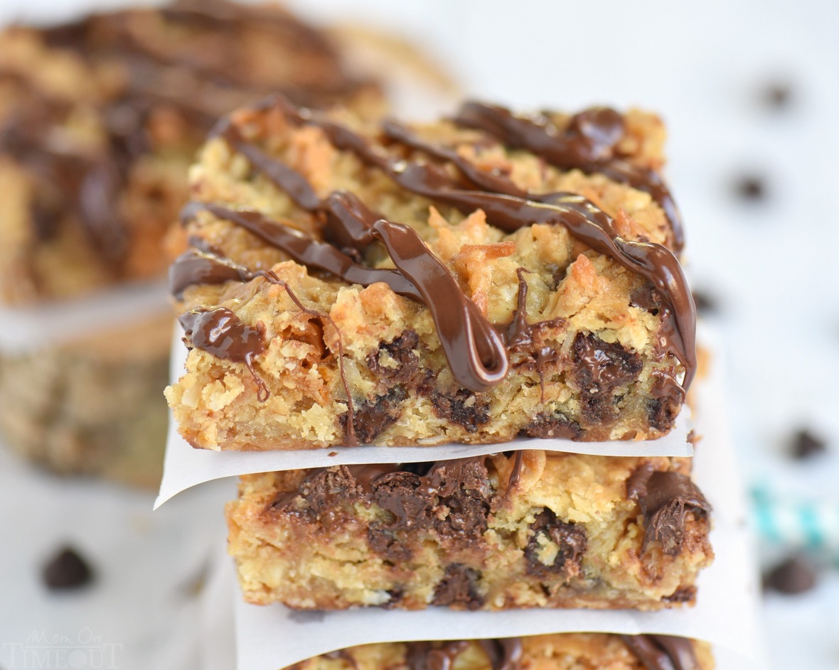 Coconut Butterscotch Chocolate Chip Gooey Bars