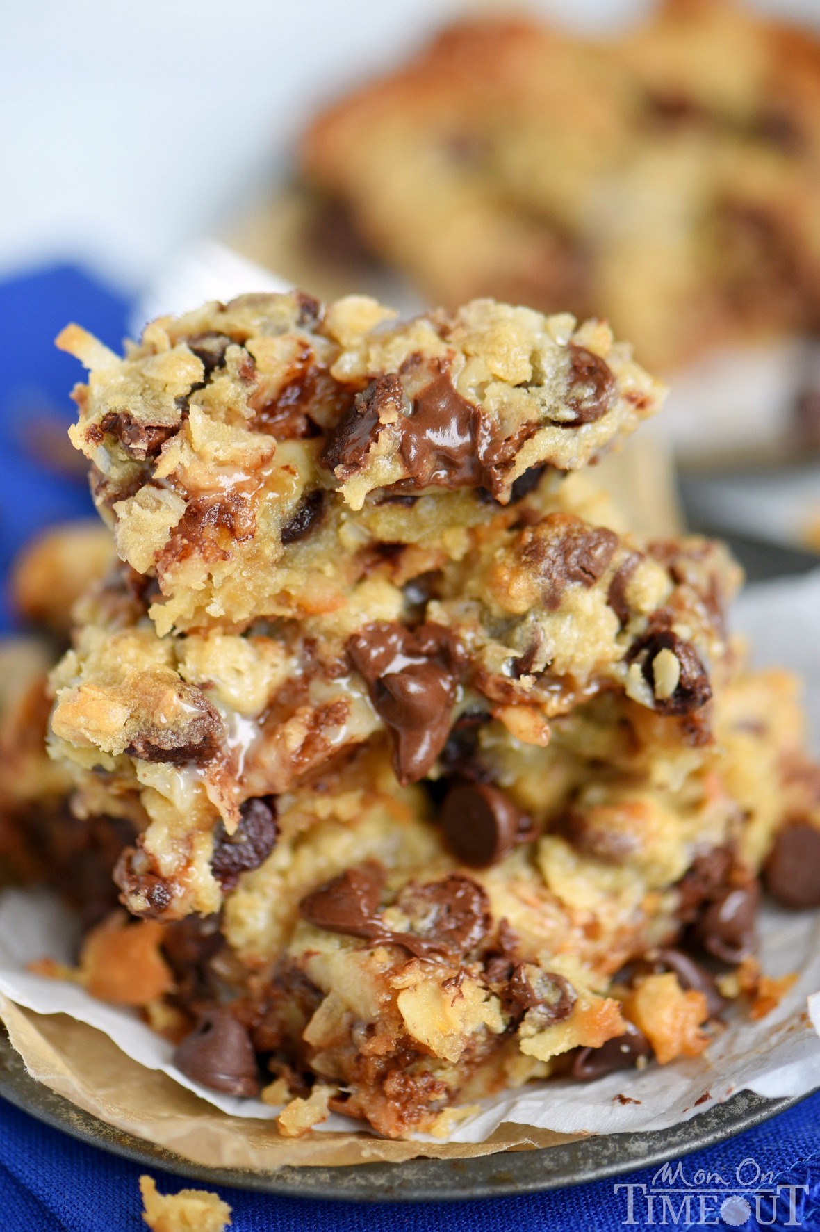 The BEST Coconut Toffee Chocolate Chip GOOEY Bars!