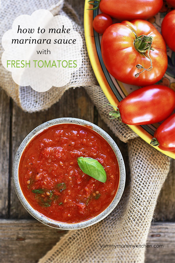 How to Make Pesto + Fresh Marinara