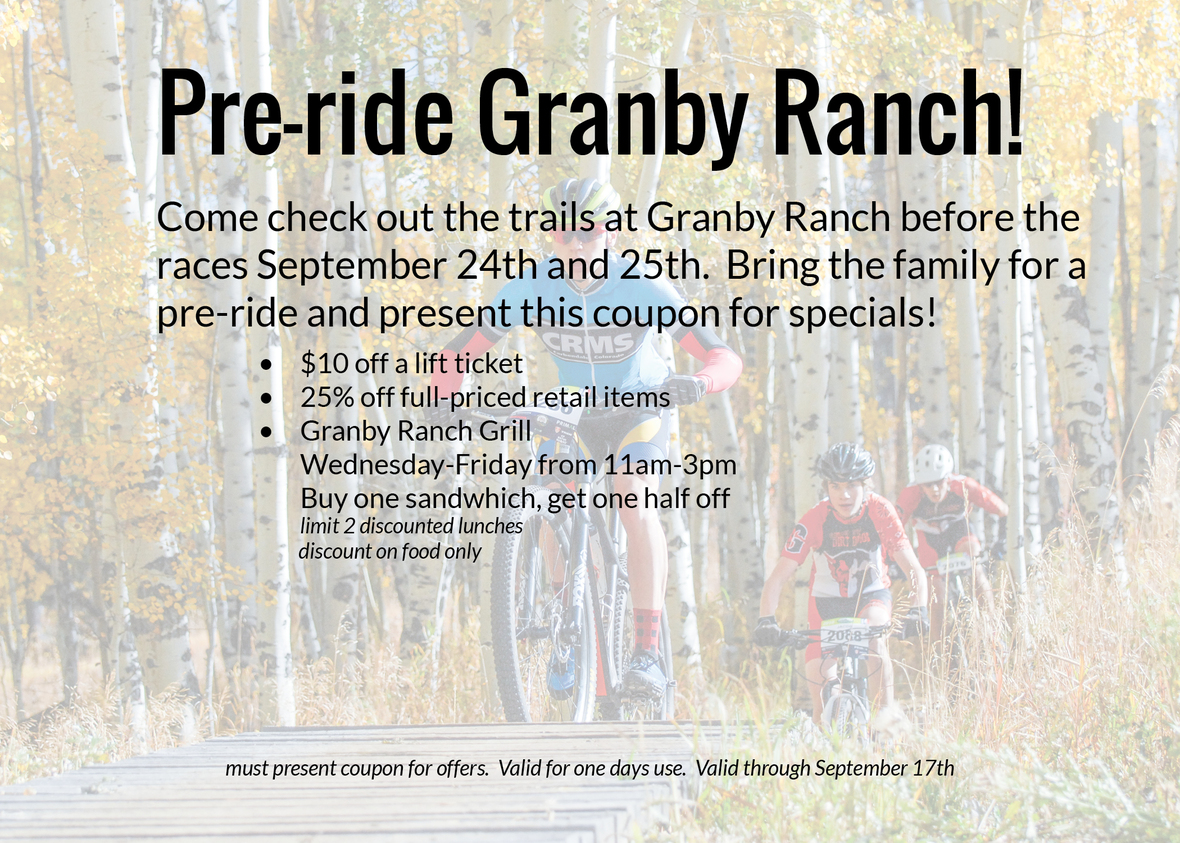 Single Track Times July 2017 Register by August 1 for Personal Race