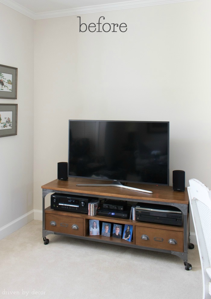 A Simple Solution To Decorating Around The Tv My Favorite Buys