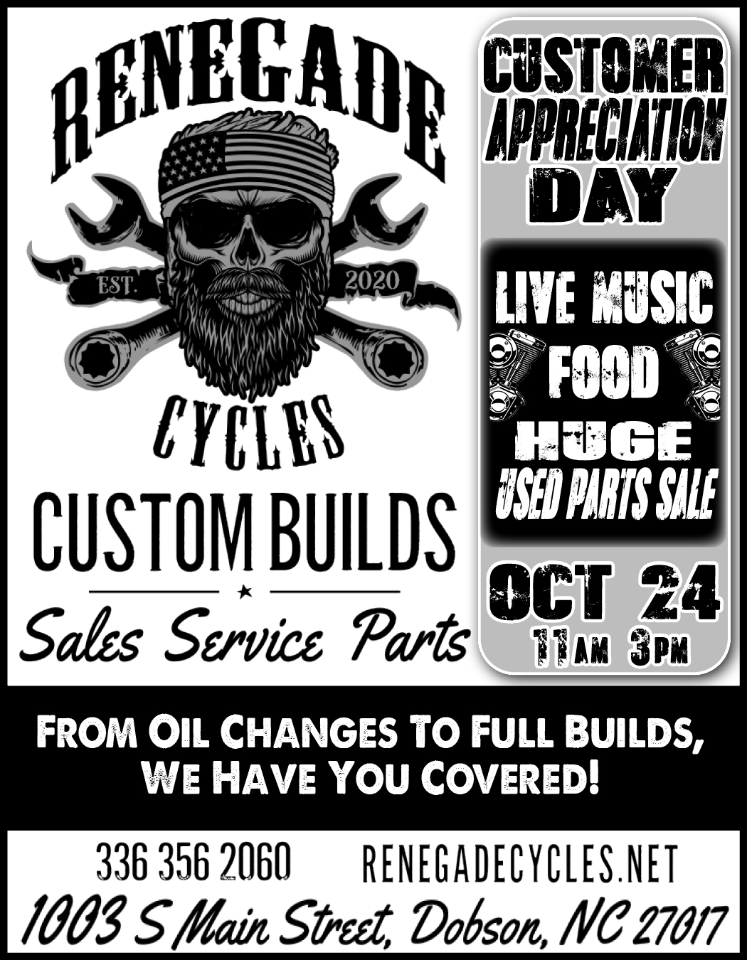 RIDE!!! Cruisin' Calendar Oct 2225, 2020