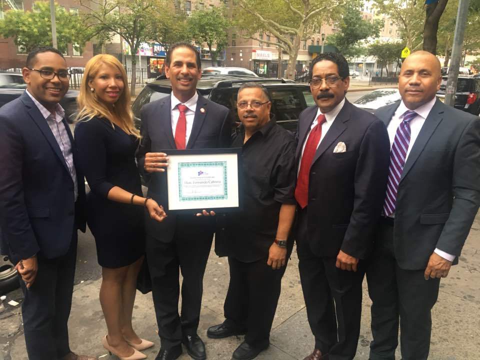 Concejal Fernando Cabrera recibe apoyo de la Organizacion Agenda Dominicana para reelección