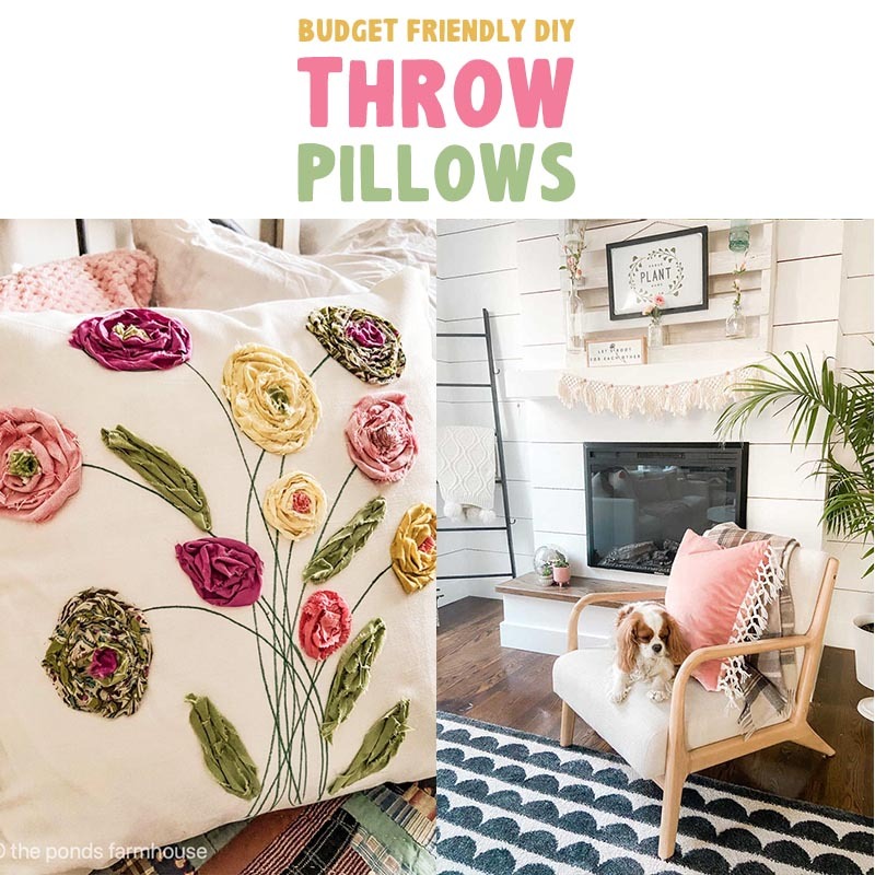 Simple Budget Friendly DIY Throw Pillows!