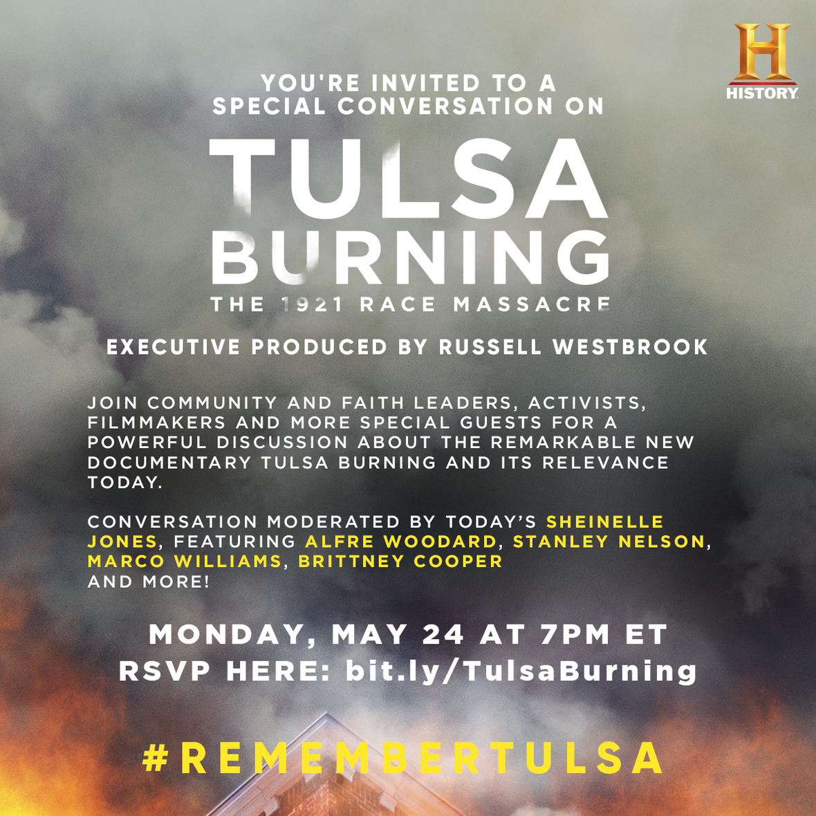 Don't Miss This One! TULSA BURNING, Monday, 7pm Alfre Woodard