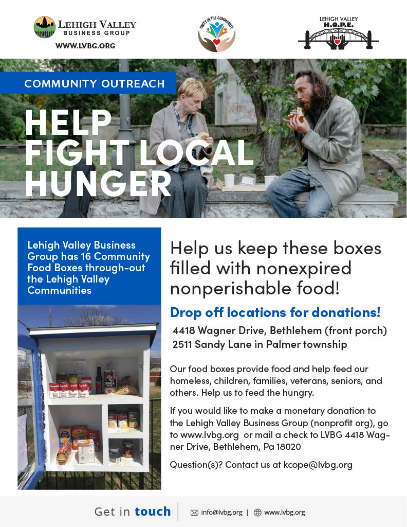 We are fighting local hunger every day with our community blessing