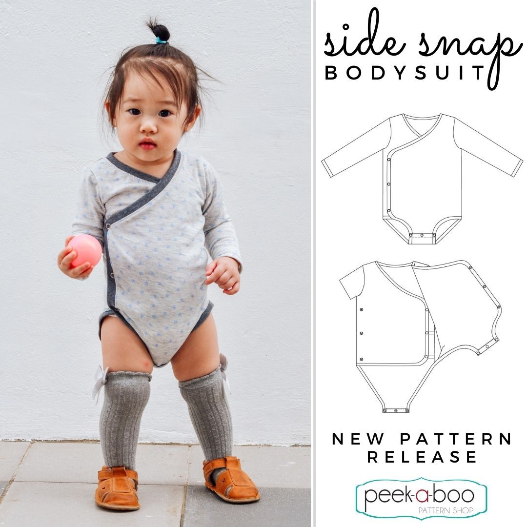 Side Snap Bodysuit Pattern Release Sale