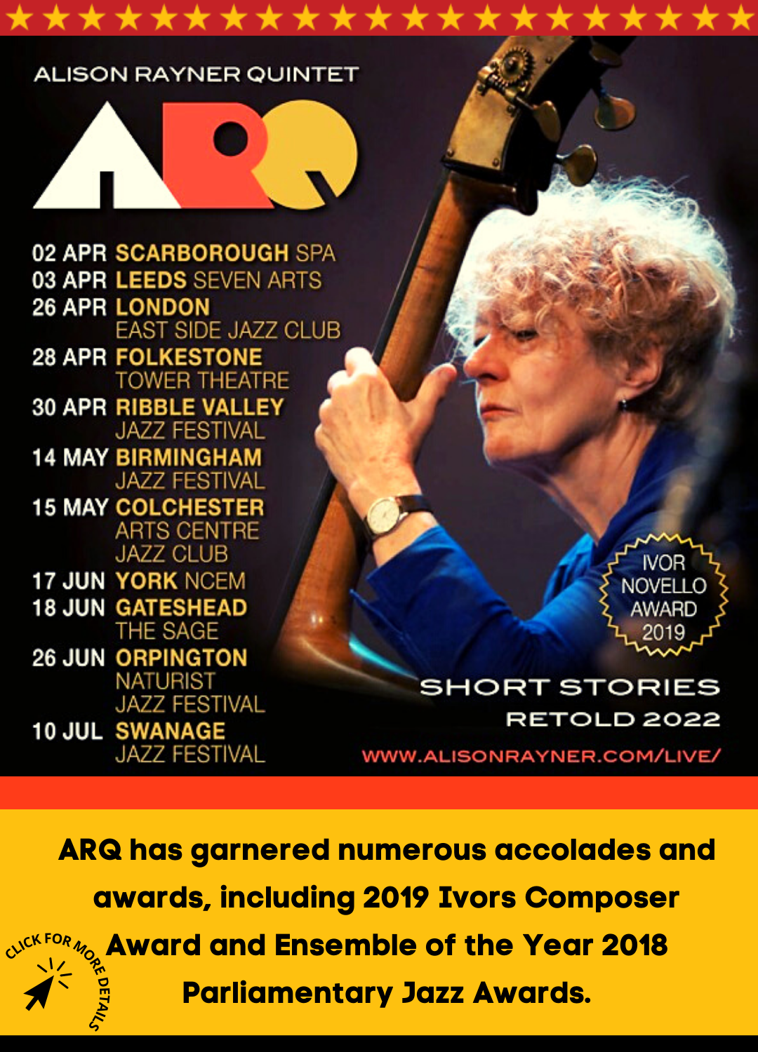 ARQ Announces Short Stories Retold Spring 2022 Tour Dates ARQ Announces Short Stories Retold Spring 2022 Tour Dates