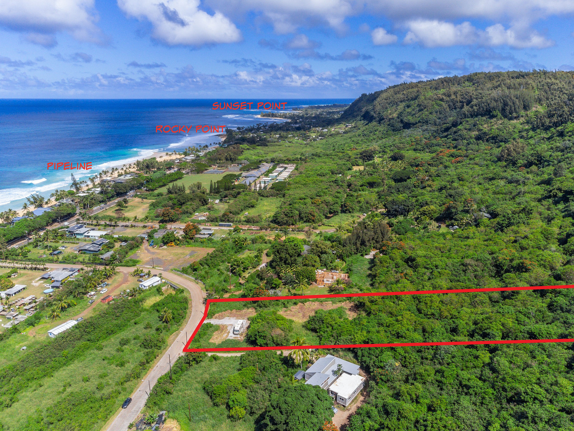 OAHU'S NORTH SHORE ACREAGE NEAR PIPELINE