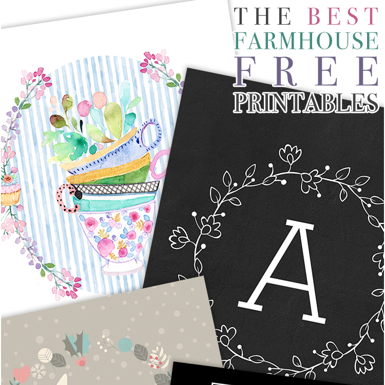 The Best Farmhouse Free Printables