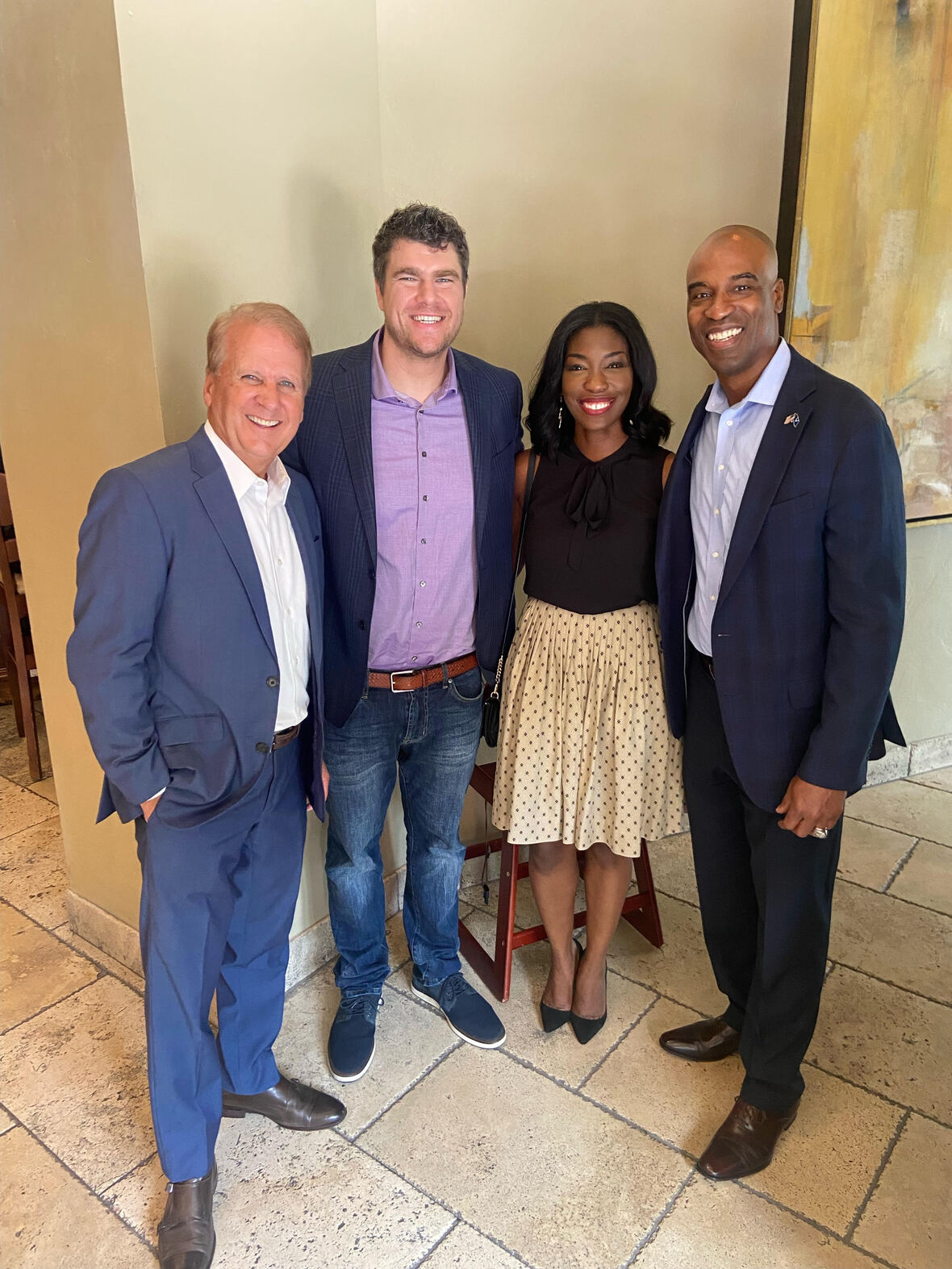 FCBA August Luncheon - Cole with Kings and Johnny Crist