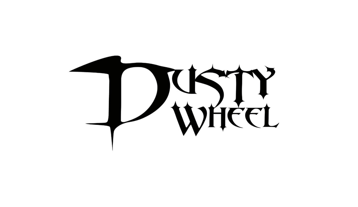 logoDustyWheelletrasblanco