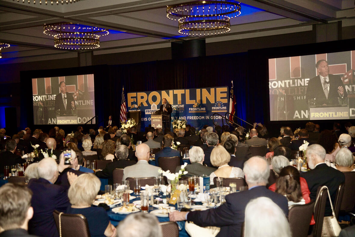 Pompeo Speaking - Screen