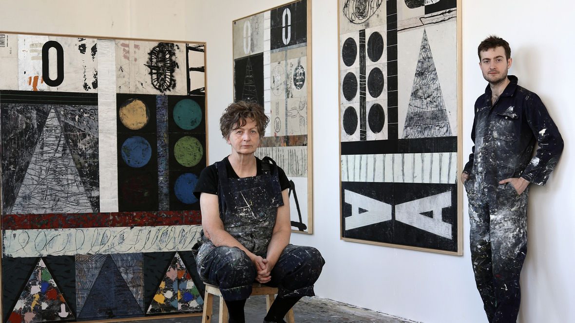 Mother/son duo, SPILLER+CAMERON's 'Titans & Muses' opens tomorrow