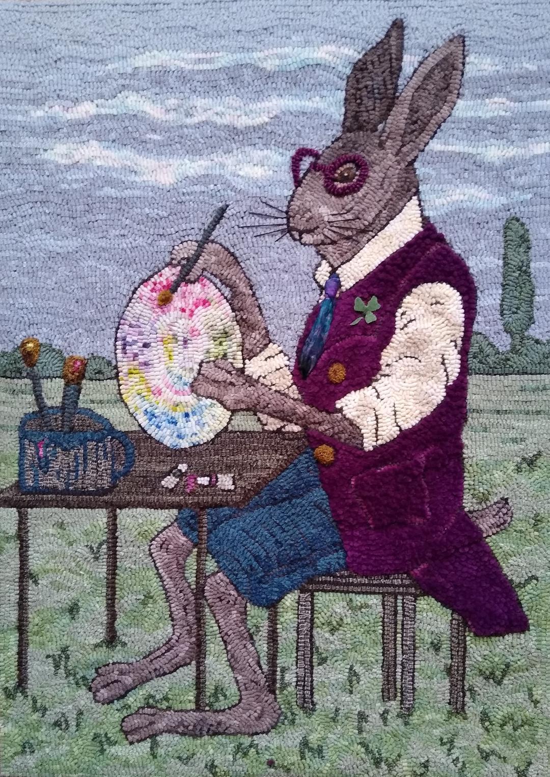 This Week at W. Cushing and Co.NEW Dyed Wool, Great Rugs, Hartman