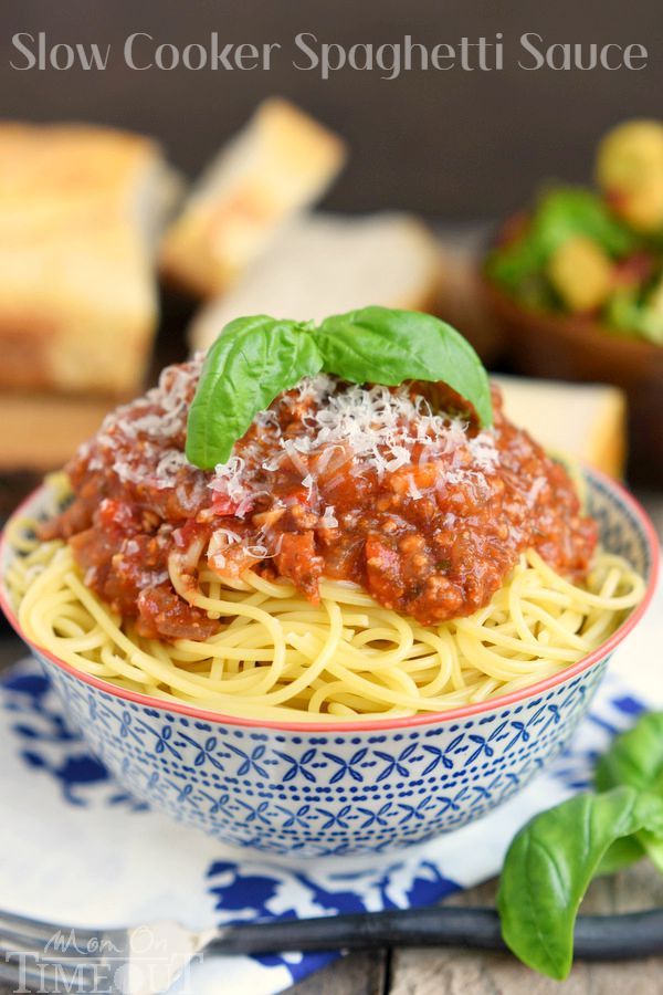 Slow Cooker Spaghetti Sauce