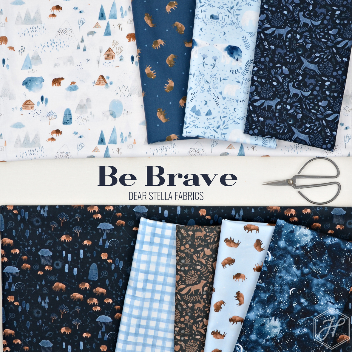 Be Brave fabric Dear Stella at Hawthorne Supply Co.