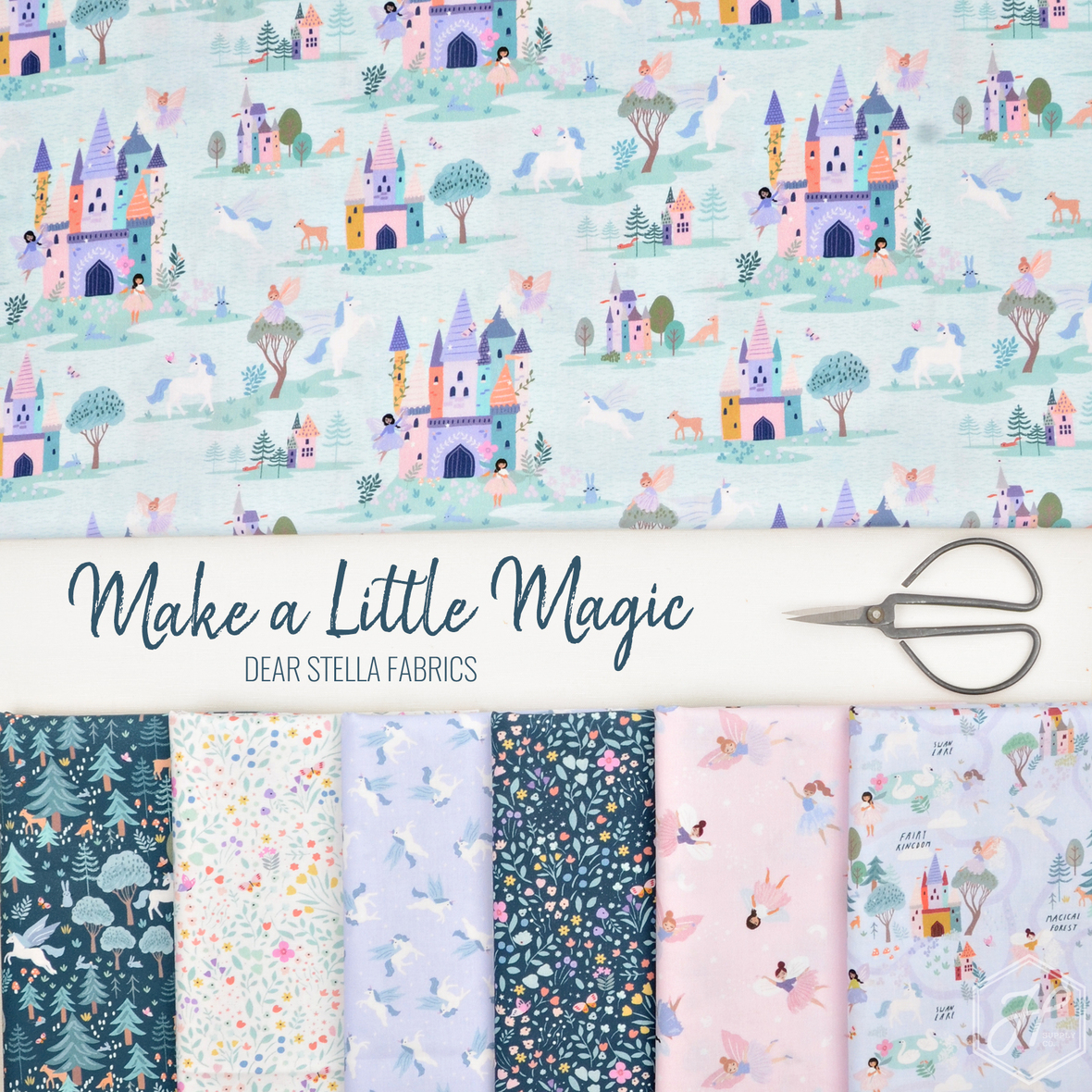Make a Little Magic fabric Dear Stella at Hawthorne Supply co