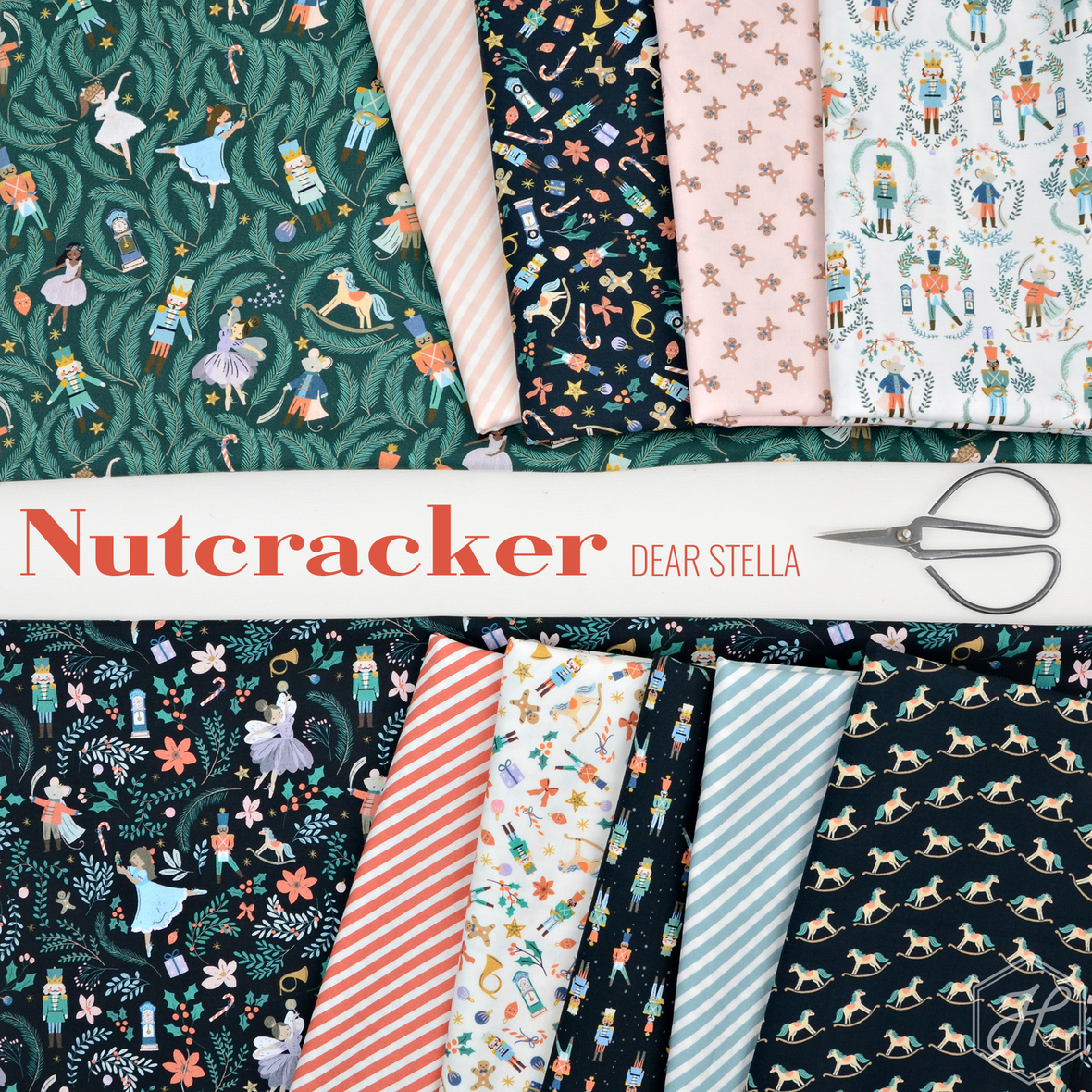 Nutcracker Fabric by Dear Stella at Hawthorne Supply Co. B