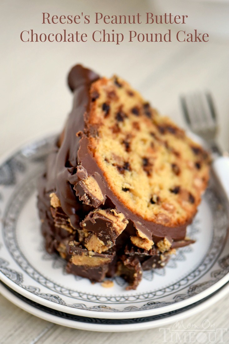 Reese’s Peanut Butter Chocolate Chip Pound Cake