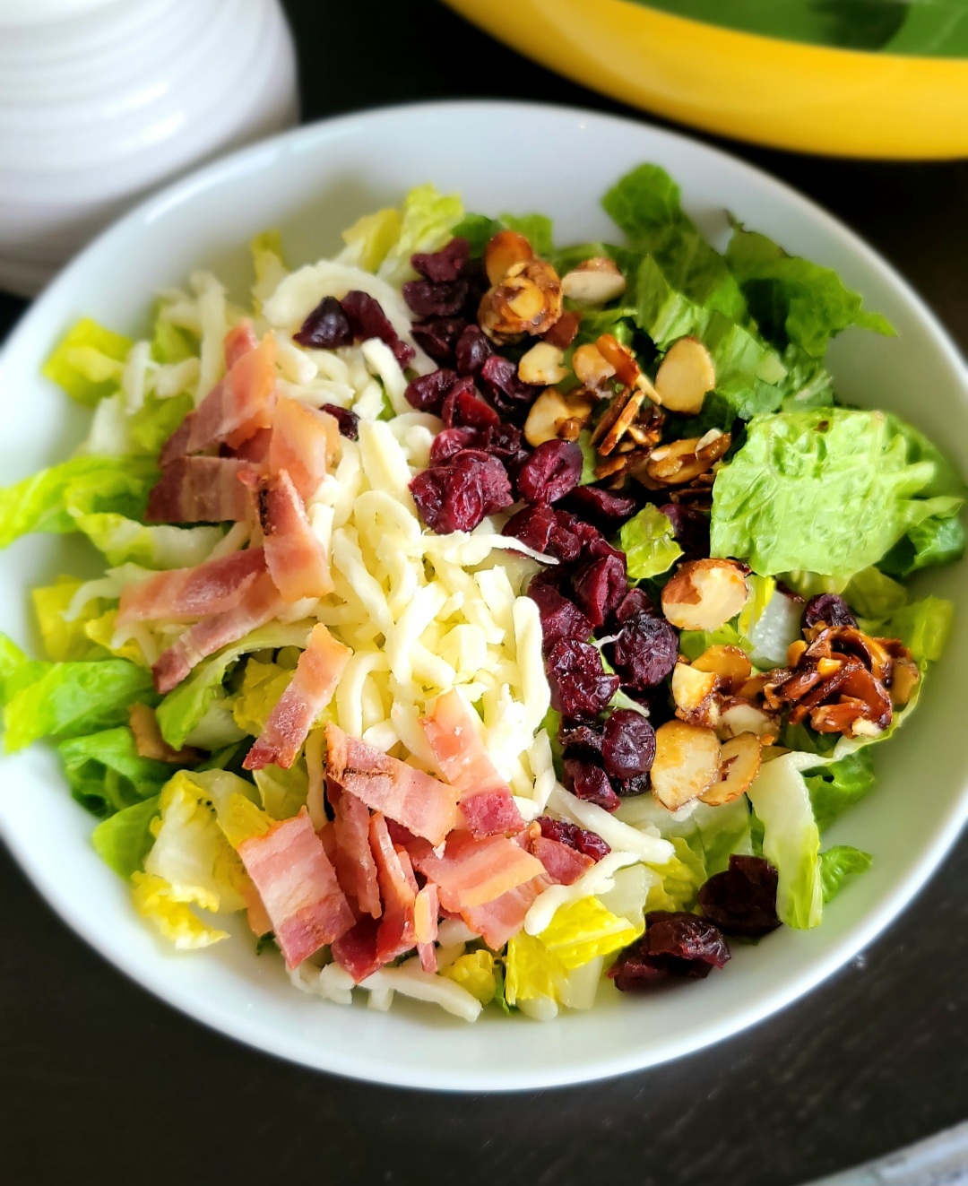 Bacon and Craisin Pink Dressing Salad
