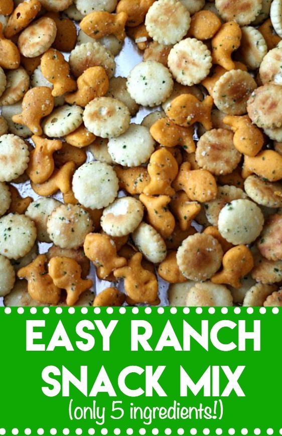 Easy Ranch Snack Mix, the perfect snack everyone loves!