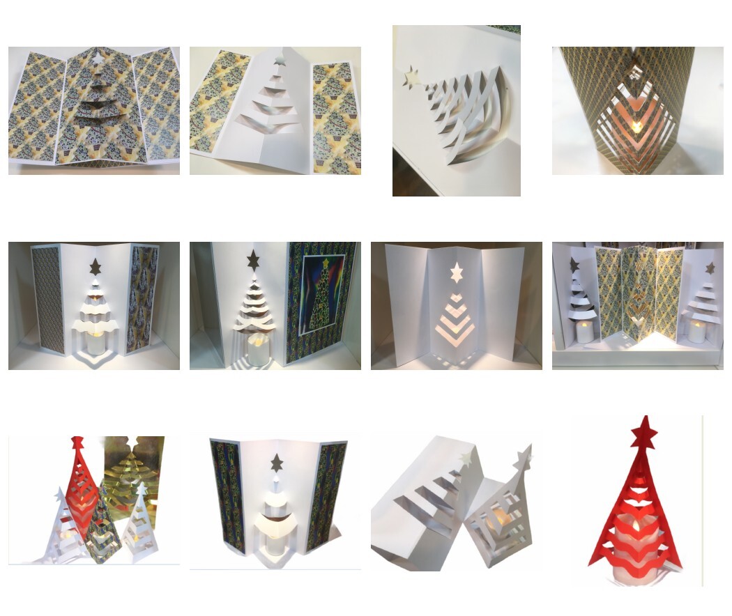 POP UP CHRISTMAS TREE TEMPLATES