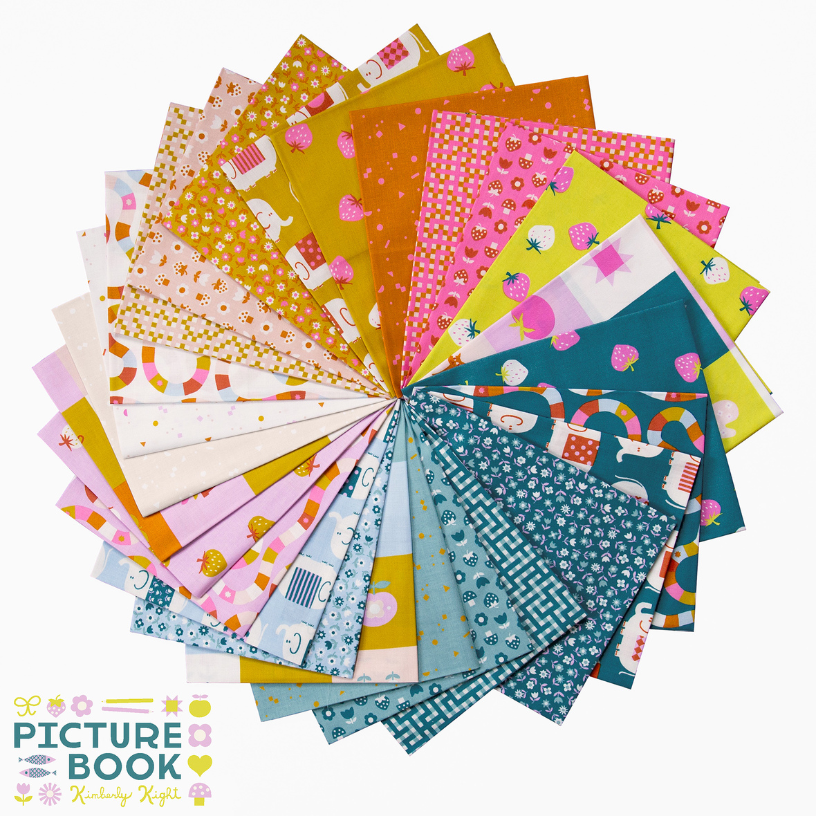 Picture Book fabric by Kim Kight for Ruby Star Society at Hawthorne Supply Co