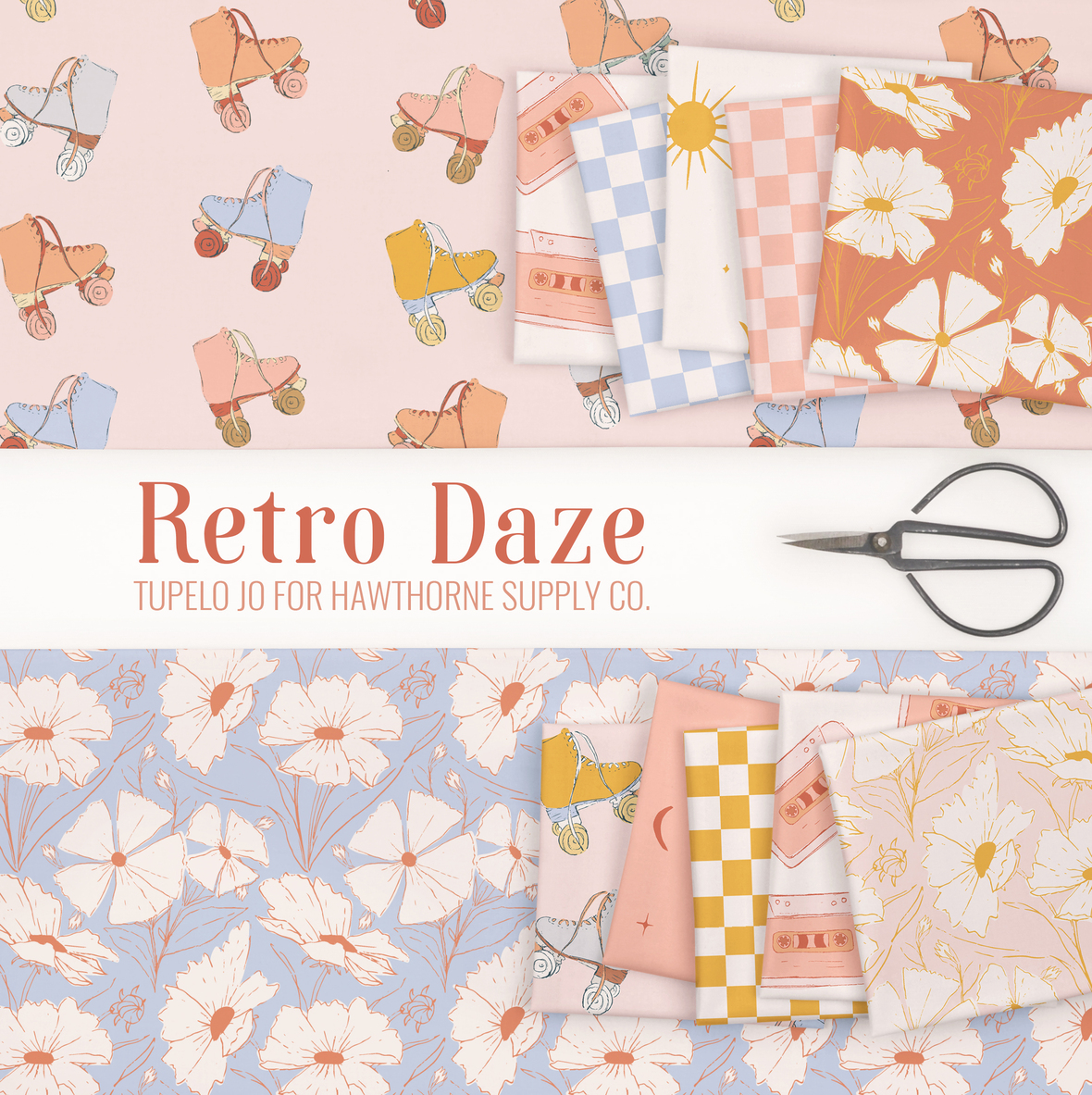 Retro Daze fabric by Tupelo Jo for Hawthorne Supply Co