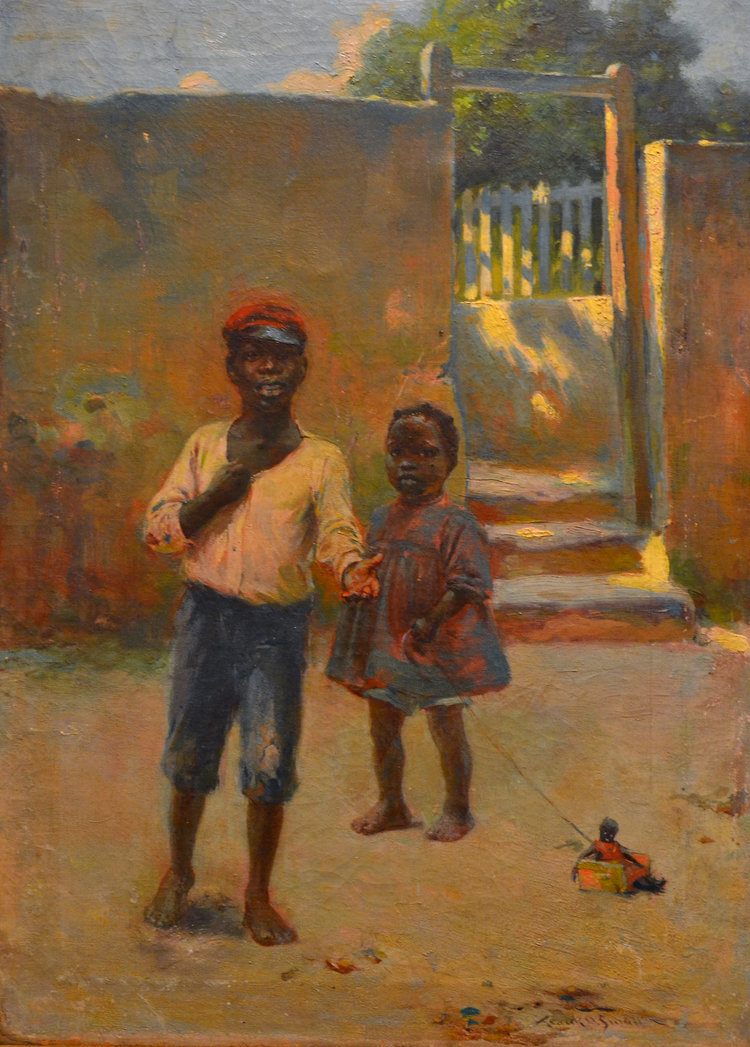 NAGB-Two children Frank Otis Small
