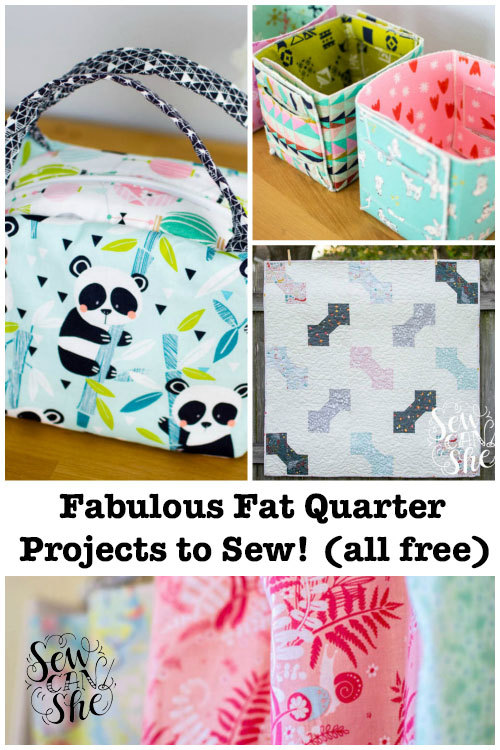 7 Clever Sewing Tutorials You Can't Miss + Fat Quarter Projects