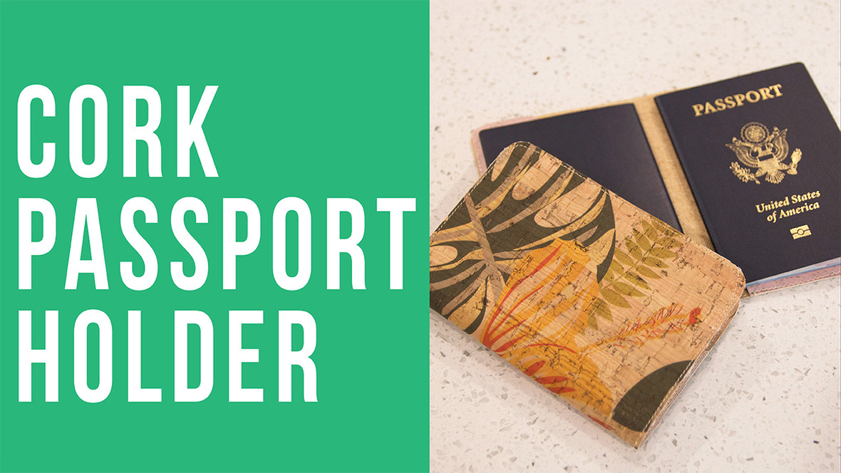 How to Add a Side Pocket to Any Bag, and Cork Passport Holder Video