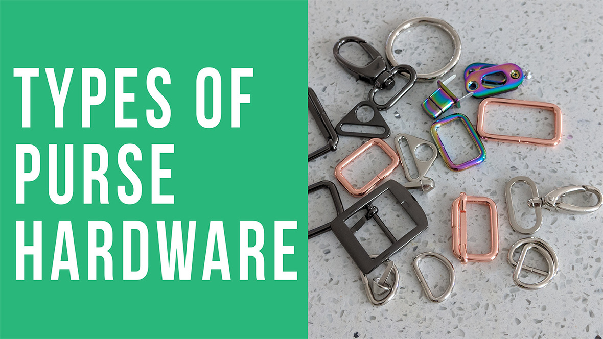 Purse Hardware Explained, and How to Make an Adjustable Strap