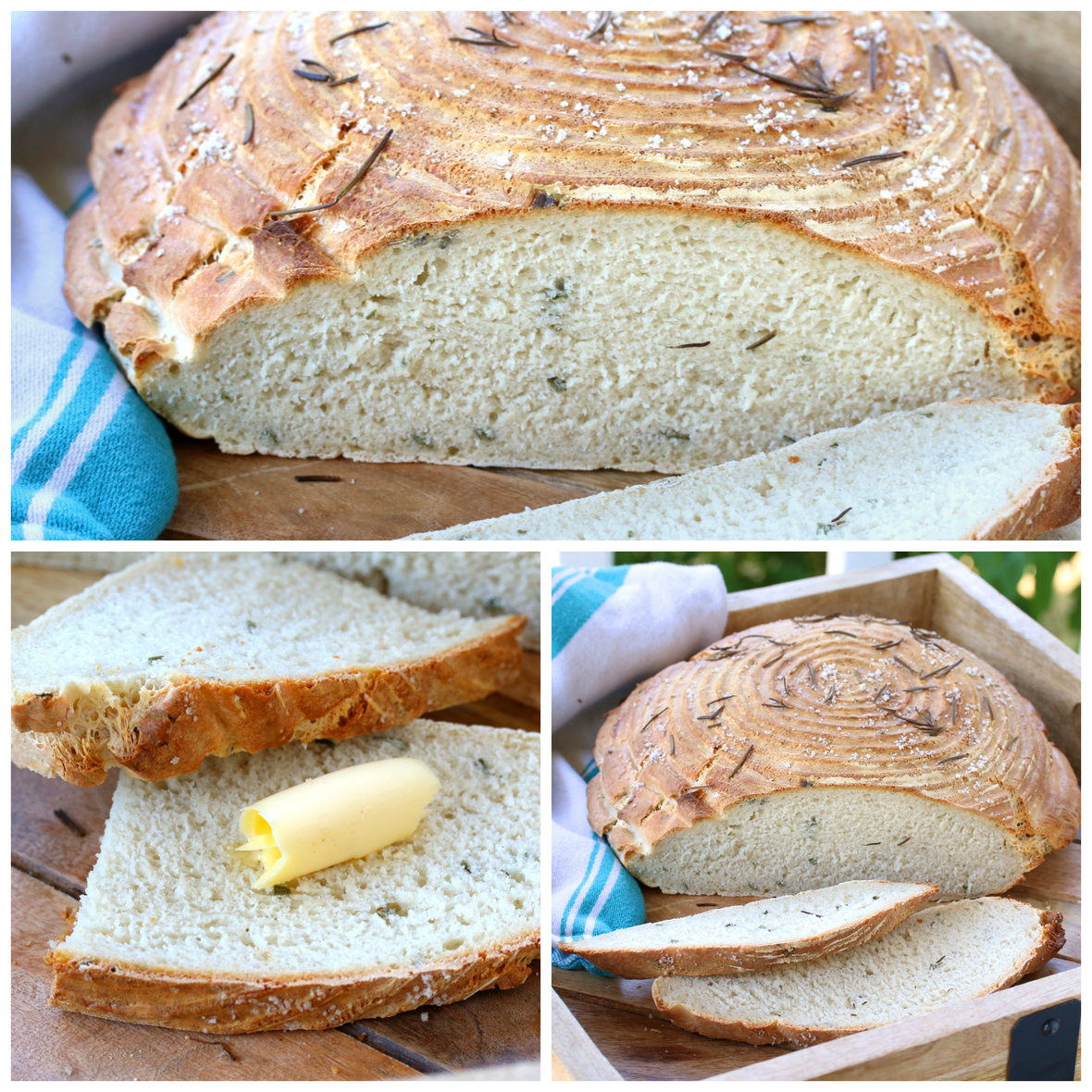 Homemade Rustic Bread + Creamy Dressing + Jam!