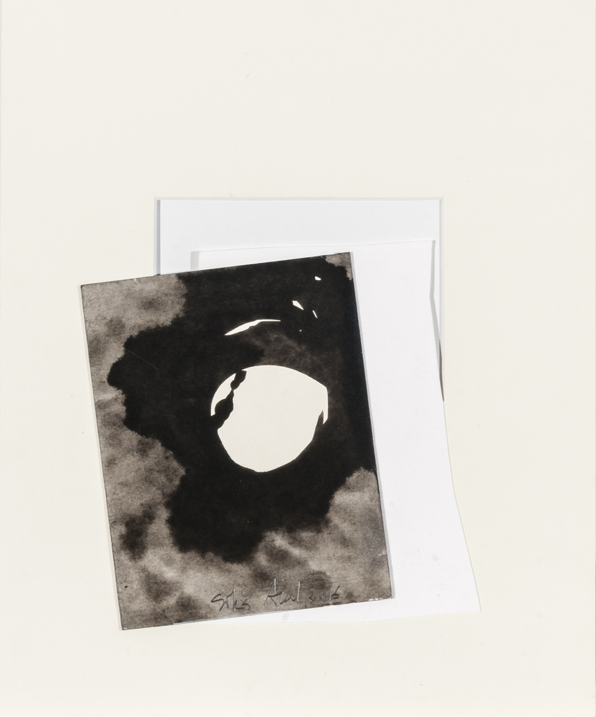 1398 2016SAJMV SerieMJ-VII tintadachinacolagemsobrepapel 37x31cm