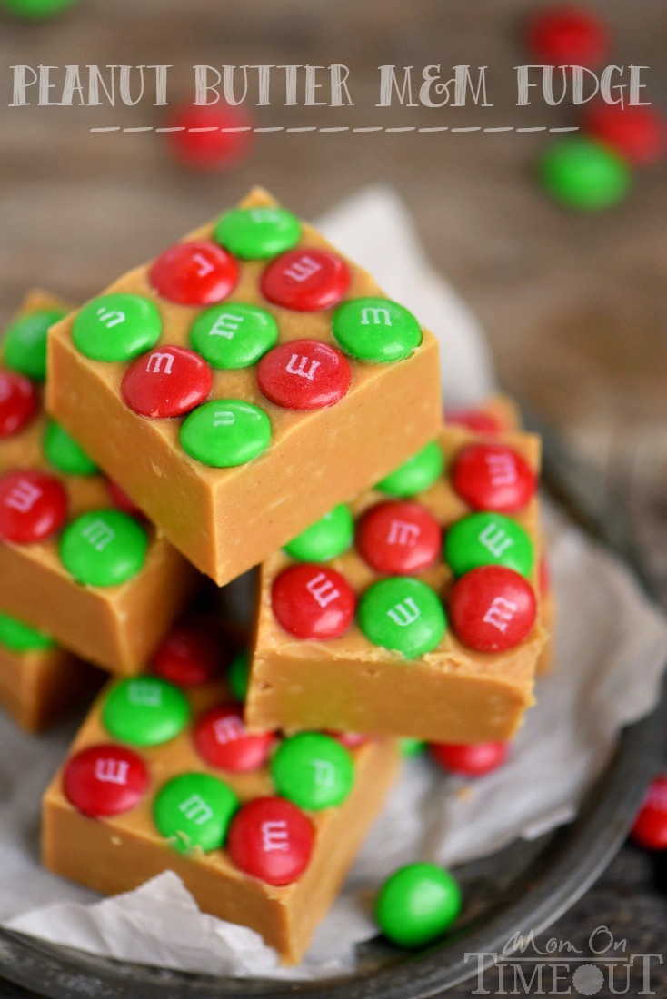 Outrageous Peanut Butter M&M’s Fudge