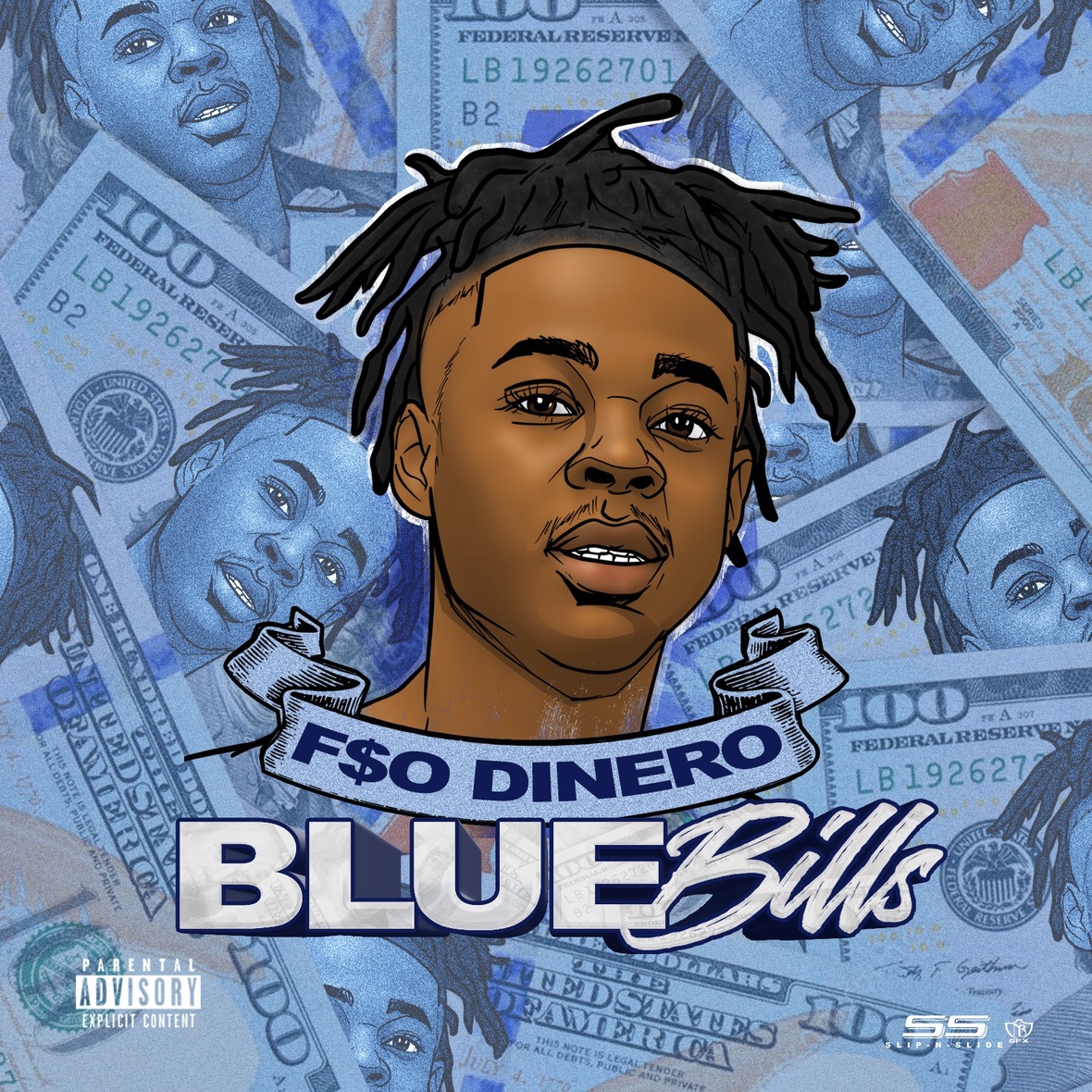 F O Dinero - Blue Bills artwork