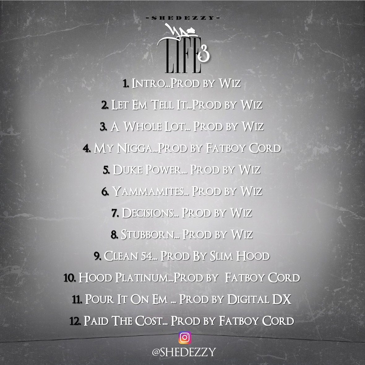 Shedezzy - Yae Life 3 back artwork