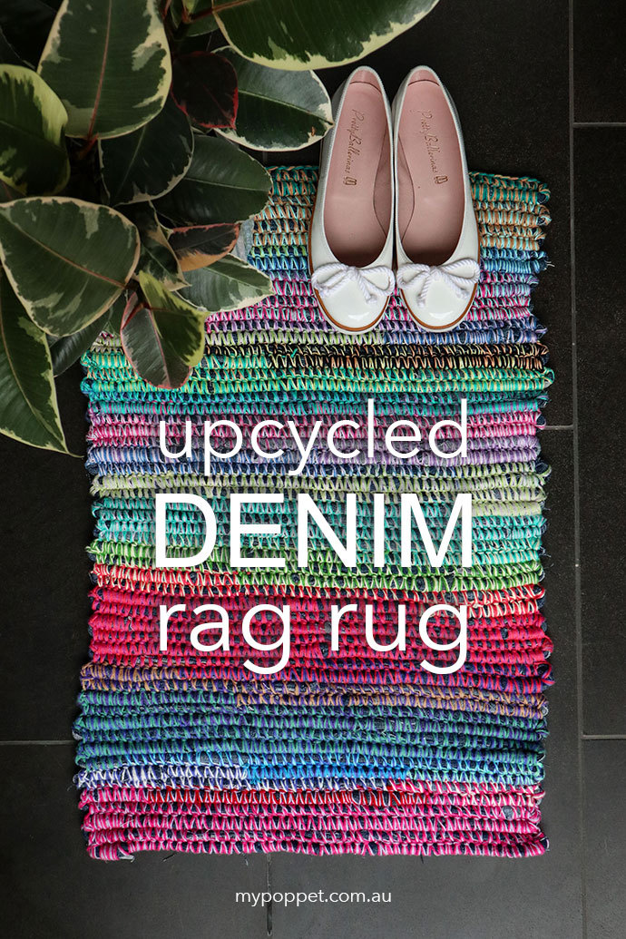 Make a Rag Rug from Old Jeans