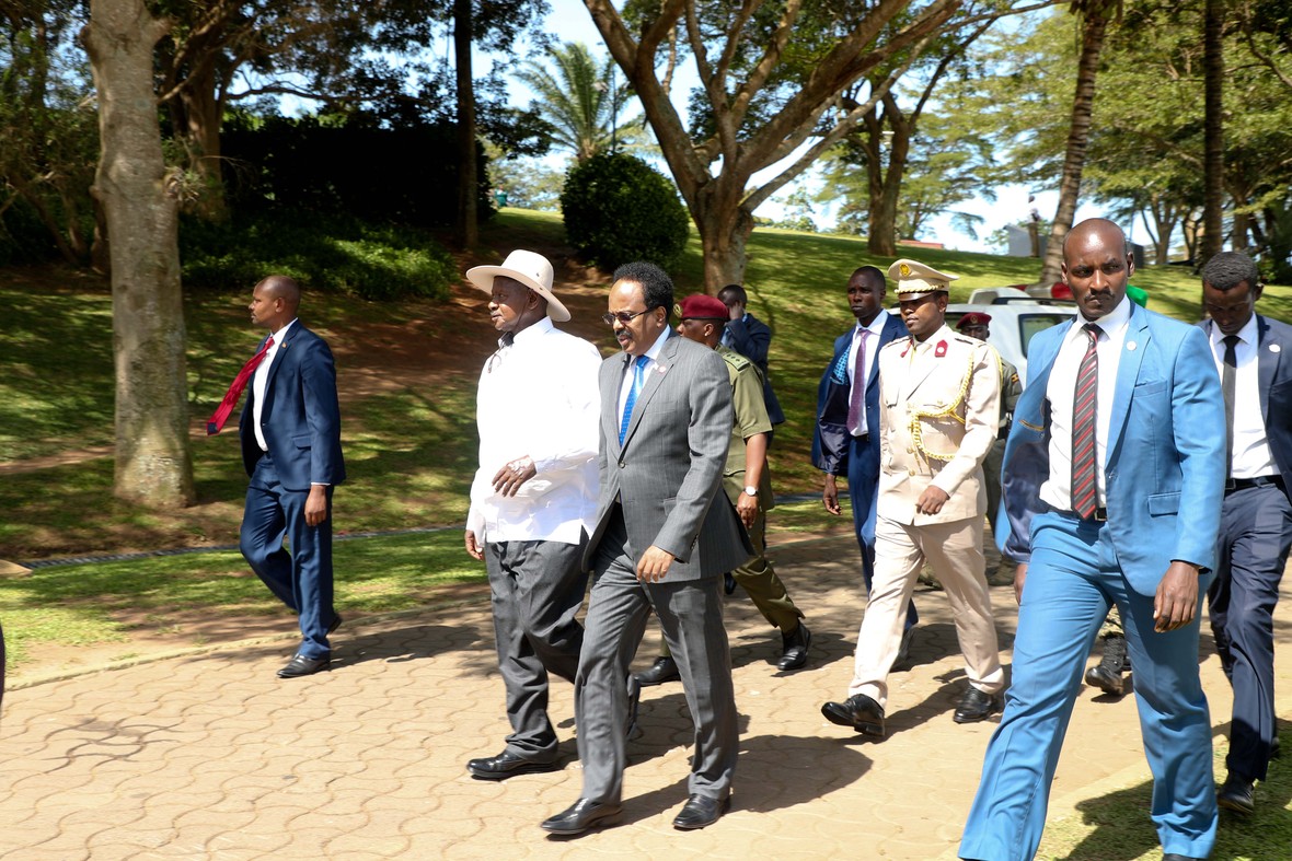 Madaxweyne Farmaajo oo khudbad ka jeediyay shirka AFRICA-NOW ee Uganda Photo Villa Somalia Ali Dualle-3