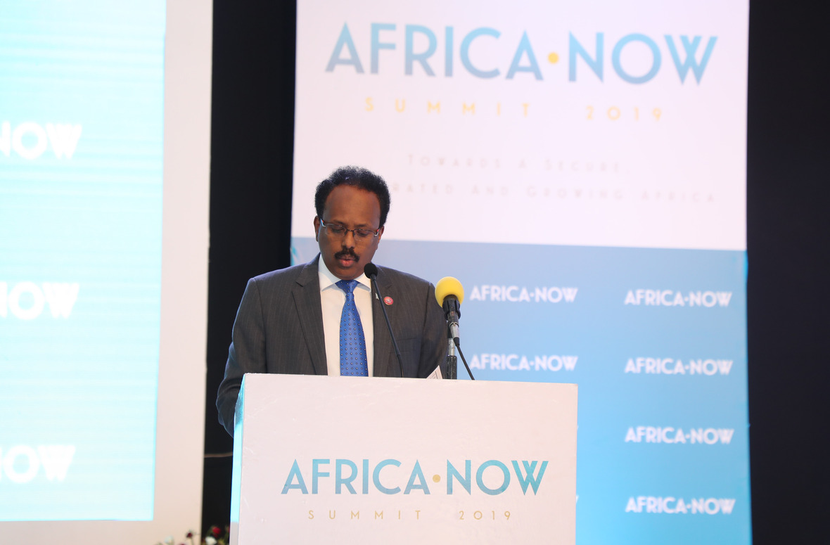Madaxweyne Farmaajo oo khudbad ka jeediyay shirka AFRICA-NOW ee Uganda Photo Villa Somalia Ali Dualle-10