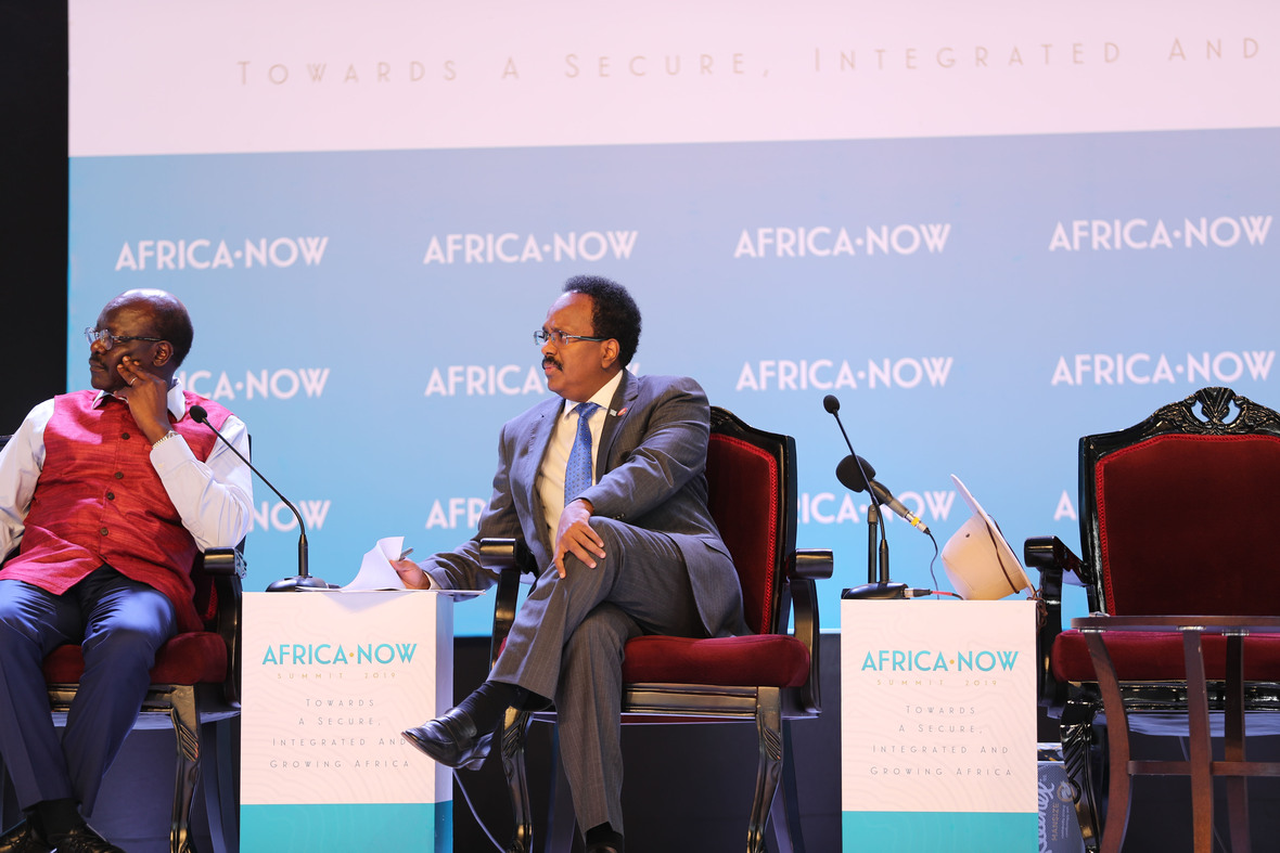 Madaxweyne Farmaajo oo khudbad ka jeediyay shirka AFRICA-NOW ee Uganda Photo Villa Somalia Ali Dualle-8
