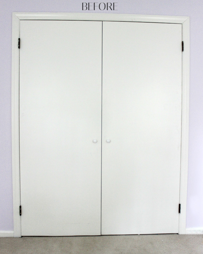 Dressing Up Your Closet Doors "Before" & "After" Transformations