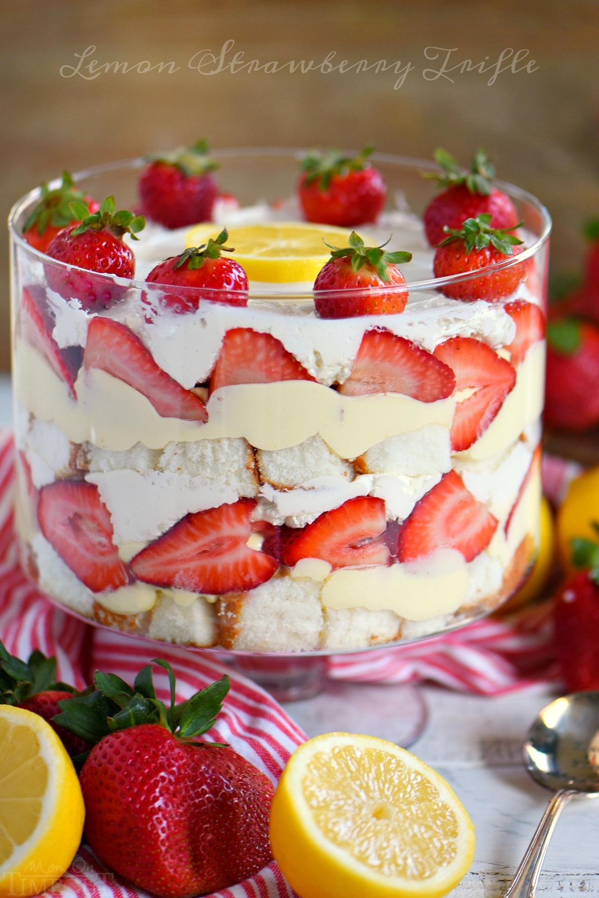 Easy Lemon Strawberry Trifle