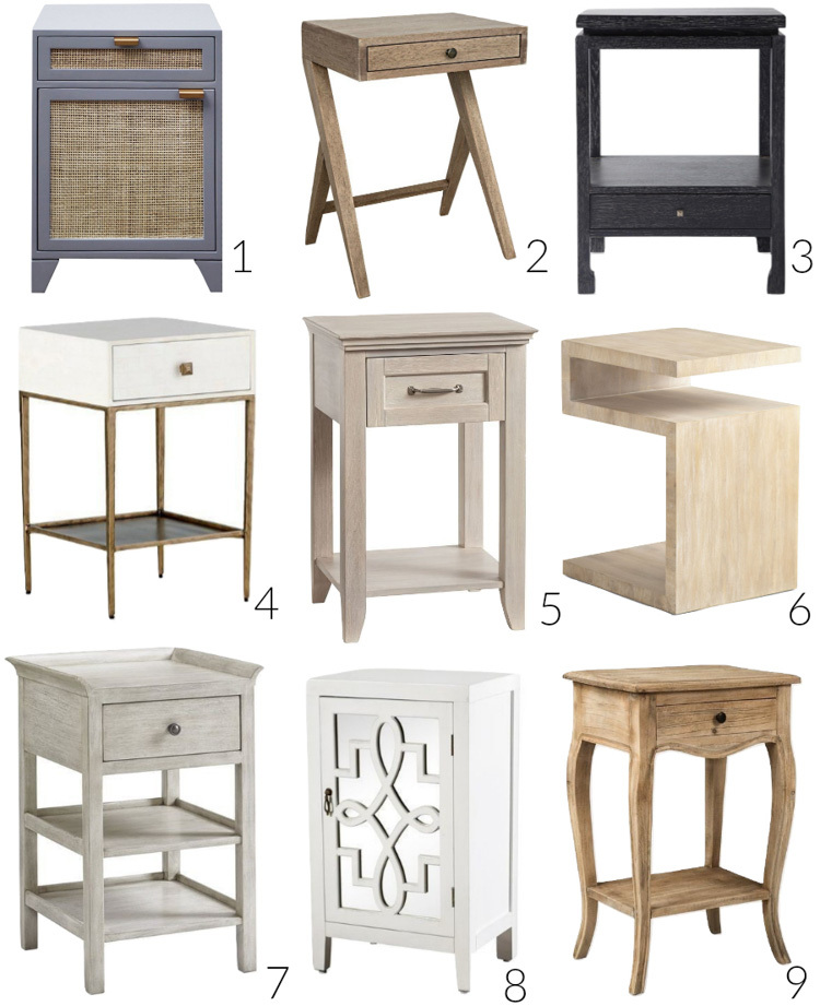 The BEST Small Nightstands For Your Bedroom!