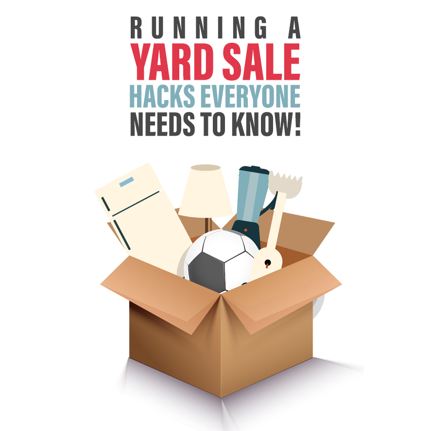 Check out these Fantastic Yard Sale Hacks & Free Printable Yard Sale Signs!