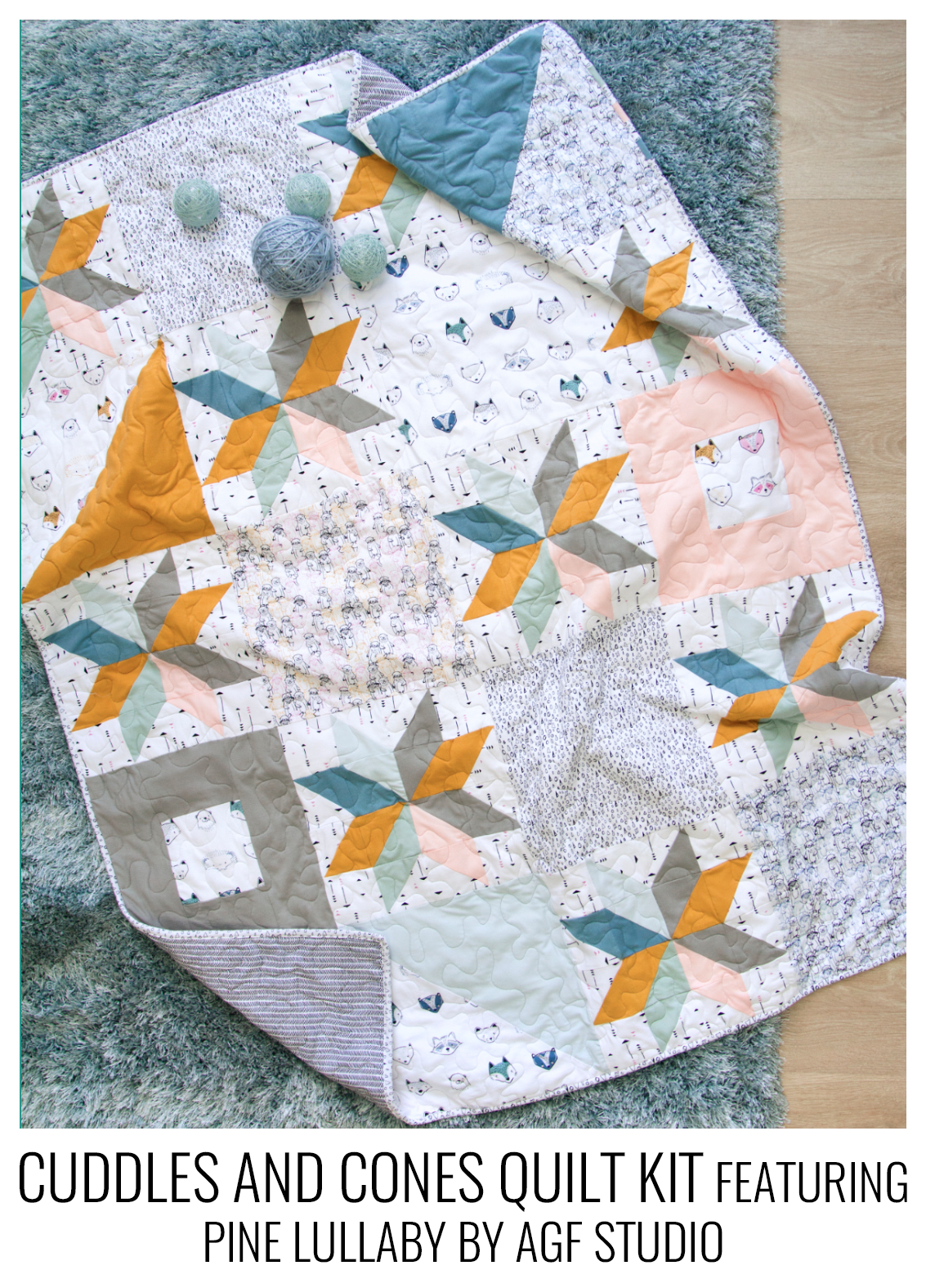 Quilting Sewing Patchwork FABRIC PALETTE URBAN ROSE QUILT Pattern New