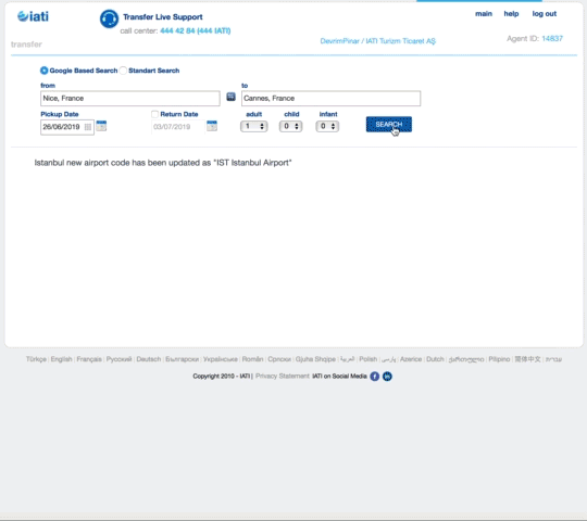 Now transfers from anywhere to anywhere! Now transfers from anywhere to anywhere!