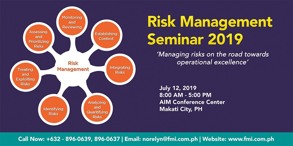 'Develop Risk Management Program in Your Organization. Register Today!'