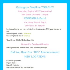 Last Call Consignors Deadline Tonight Win 10 A Preshop Pass